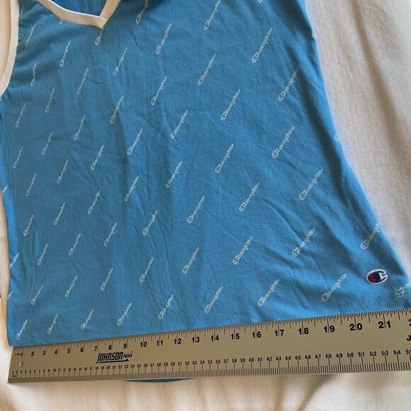 Champion Athletic Tank Top for Women, size XL, Blue - Picture 4 of 6